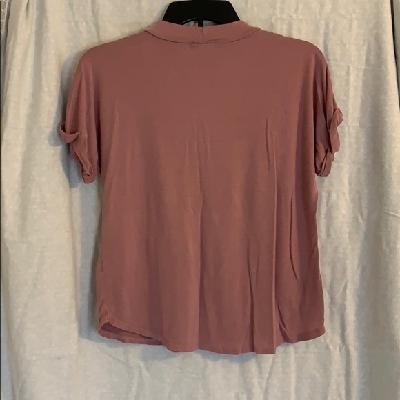 Unique Charlotte Russe top with neck wrap accent - Picture 4 of 5